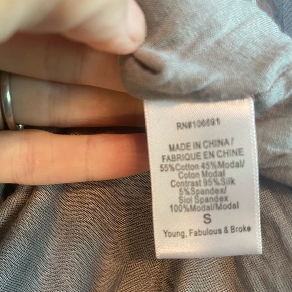 Young Fabulous Broke Cold Shoulder Womens Zip Up Jacket - Picture 8 of 8